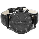 Hugo Boss Aeroliner Chronograph Black Dial Black Leather Strap Watch for Men - 1512567 Authentic Buy Shop Now