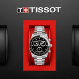 Tissot PR516 Chronograph Black Dial Silver Steel Strap Watch for Men - T149.417.11.051.00 Authentic Buy Shop Now