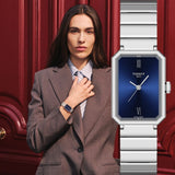 Tissot SRV Blue Dial Silver Steel Strap Watch for Women - T160.110.11.043.00 Authentic Buy Shop Now