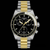 Tissot PR516 Chronograph Black Dial Two Tone Steel Strap Watch for Men - T149.417.22.051.00 Authentic Buy Shop Now