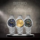 Seiko 5 Sports Automatic Blue Dial Silver Steel Strap Watch for Men - SRPL55K1 Authentic Buy Shop Now