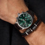 Tissot Chrono XL Classic Green Dial Brown Leather Strap Watch for Men - T116.617.16.092.00 Authentic Buy Shop Now