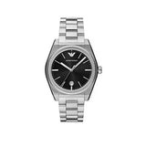 Emporio Armani Frederico Analog Black Dial Silver Steel Strap Watch for Men - AR11622 Buy Now By Emporio Armani