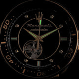 Maserati SFIDA Special Edition Automatic Black Dial Gold Steel Strap Watch for Men - R8823140012 Authentic Buy Shop Now