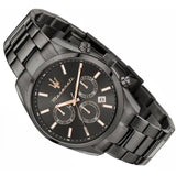 Maserati Attrazione Chronograph Black Dial Black Steel Strap Watch for Men - R8853151001 Authentic Buy Shop Now