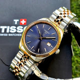 Tissot Ballade Quartz Blue Dial Two Tone Steel Strap Watch for Men - T156.410.22.041.00 Authentic Buy Shop Now