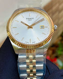Tissot Ballade Quartz Silver Dial Two Tone Steel Strap Watch for Men - T156.410.22.031.00 Authentic Buy Shop Now