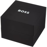 Hugo Boss Taper Chronograph Black Dial Black Leather Strap Watch for Men - 1514089 Authentic Buy Shop Now