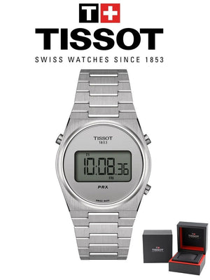 Tissot Digital Quartz Silver Dial Silver Steel Strap Watch for Men - T137.463.11.030.00 Buy Now By Tissot