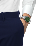 Tissot Le Locle Powermatic 80 Automatic Green Dial Silver Steel Strap Watch for Men - T006.407.11.093.00 Authentic Buy Shop Now