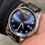 Tissot T-Sport Gent XL Blue Dial Silver Steel Strap Watch for Men - T116.410.11.047.00 Authentic Buy Shop Now