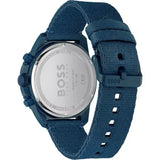 Hugo Boss Admiral Chronograph Blue Dial Blue Nylon Strap Watch for Men - 1513919 Authentic Buy Shop Now