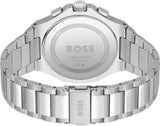 Hugo Boss Taper Chronograph White Dial Silver Steel Strap Watch for Men - 1514087 Authentic Buy Shop Now