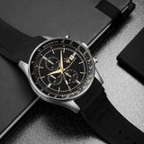 Maserati SFIDA Chronograph Black Dial Black Silicone Strap Watch for Men - R8871640005 Authentic Buy Shop Now