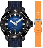Tissot Seastar 2000 Professional Powermatic 80 Blue Dial Blue Nylon Strap Watch for Men - T120.607.37.041.00 Authentic Buy Shop Now
