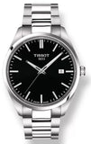 Tissot PR 100 Black Dial Silver Steel Strap Watch for Men - T150.410.11.051.00 Authentic Buy Shop Now