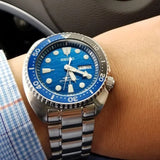 Seiko Prospex Save The Ocean Diver's Automatic Blue Dial Silver Steel Strap Watch for Men - SRPD21J1 Buy Now By Seiko