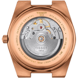 Tissot PRX Powermatic 80 Blue Dial Rose Gold Steel Strap Watch for Men - T137.407.33.041.00 Authentic Buy Shop Now