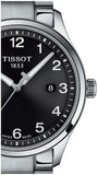 Tissot T-Sport Gent XL Black Dial Silver Steel Strap Watch for Men - T116.410.11.057.00 Authentic Buy Shop Now