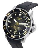 Tissot Seastar 2000 Professional Powermatic 80 Black Dial Black Rubber Strap Watch for Men - T120.607.17.441.01 Authentic Buy Shop Now