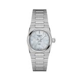 Tissot PRX Quartz Mother of Pearl Dial Silver Steel Strap Watch for Women- T137.210.11.111.00 Authentic Buy Shop Now