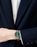 Tissot PR 100 Quartz Green Dial Silver Steel Strap Watch for Women - T150.210.11.091.00 Authentic Buy Shop Now