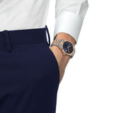 Tissot Ballade Quartz Blue Dial Two Tone Steel Strap Watch for Women - T156.210.22.041.00 Authentic Buy Shop Now