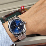 Maserati Competizione Blue Dial Silver Steel Strap Watch for Men - R8853100029 Authentic Buy Shop Now