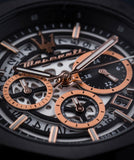 Maserati Stile Skeleton Chronograph Black Dial Black Silicone Strap Watch for Men - R8871642003 Authentic Buy Shop Now