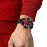 Tissot Seastar 1000 Red Dial Black Steel Strap Watch for Men - T120.410.33.421.00 Authentic Buy Shop Now