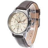 Maserati Sorpasso Chronograph White Dial Brown Leather Strap Watch for Men - R8871624010 Authentic Buy Shop Now