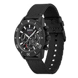 Hugo Boss Admiral Chronograph Black Dial Black Nylon Strap Watch for Men - 1513918 Authentic Buy Shop Now