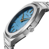 D1 Milano Ultra Thin Blue Dial Silver Steel Strap Watch for Women - D1-UTBL17 Authentic Buy Shop Now