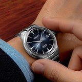 Seiko Presage Cocktail Time Automatic Blue Dial Silver Steel Strap Watch for Men - SRPB41J1 Authentic Buy Shop Now
