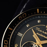 Maserati SFIDA Special Edition Automatic Black Dial Gold Steel Strap Watch for Men - R8823140012 Authentic Buy Shop Now