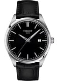 Tissot PR 100 Black Dial Black Leather Strap Watch for Men - T150.410.16.051.00 Authentic Buy Shop Now