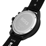 Hugo Boss Admiral Chronograph Black Dial Black Nylon Strap Watch for Men - 1513918 Authentic Buy Shop Now