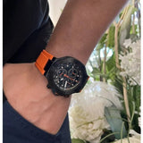 Tissot T Race Chronograph Black Dial Orange Rubber Strap Watch for Men - T141.417.37.051.02 Buy Now By Tissot