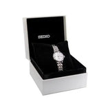 Seiko Presage Cocktail Time Automatic Diamonds White Dial Silver Steel Strap Watch for Women - SRE017J1 Authentic Buy Shop Now