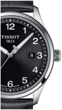 Tissot T-Sport Gent XL Black Dial Black Leather Strap Watch for Men - T116.410.16.057.00 Authentic Buy Shop Now