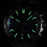 Hugo Boss Runner Chronograph Blue Dial Silver Steel Strap Watch for Men - 1514143 Buy Now By Hugo Boss