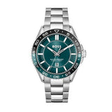 Hugo Boss Runner 3H Green Dial Silver Steel Strap Watch for Men - 1514208 Buy Now By Hugo Boss