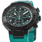 Tissot T Race Chronograph Black Dial Green Rubber Strap Watch for Men - T141.417.37.051.01 Buy Now By Tissot
