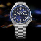 Seiko 5 Sports SKX Automatic Blue Dial Silver Steel Strap Watch for Men - SRPL83K1 Authentic Buy Shop Now