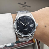 Maserati Competizione Black Dial Silver Steel Strap Watch for Men - R8853100028 Authentic Buy Shop Now