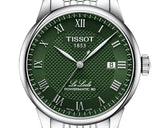 Tissot Le Locle Powermatic 80 Automatic Green Dial Silver Steel Strap Watch for Men - T006.407.11.093.00 Authentic Buy Shop Now
