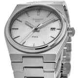 Tissot PRX Quartz Mother of Pearl Dial Silver Steel Strap Watch for Women- T137.210.11.111.00 Authentic Buy Shop Now