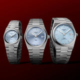 Tissot PRX Quartz Ice Blue Dial Silver Steel Strap Watch for Women - T137.010.11.351.00 Authentic Buy Shop Now