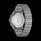 Hugo Boss Skytraveller Chronograph Gunmetal Grey Dial Grey Steel Strap Watch for Men - 1514153 Buy Now By Hugo Boss
