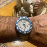 Citizen Mechanical Automatic White Dial Silver Steel Strap Watch for Men - NJ0171-81A